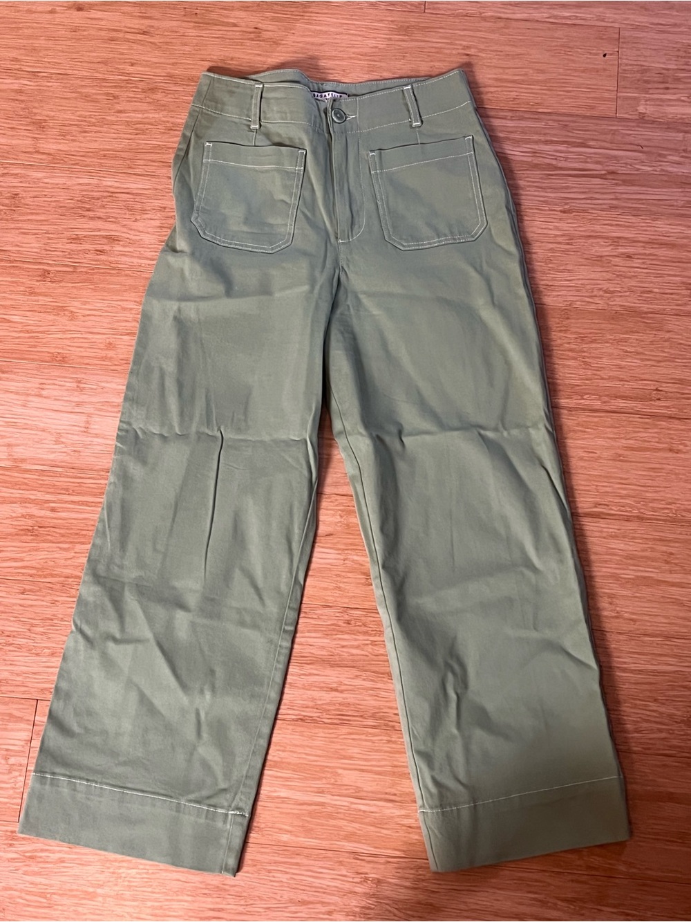 bagatelle Spring Green Wide-Leg Jeans